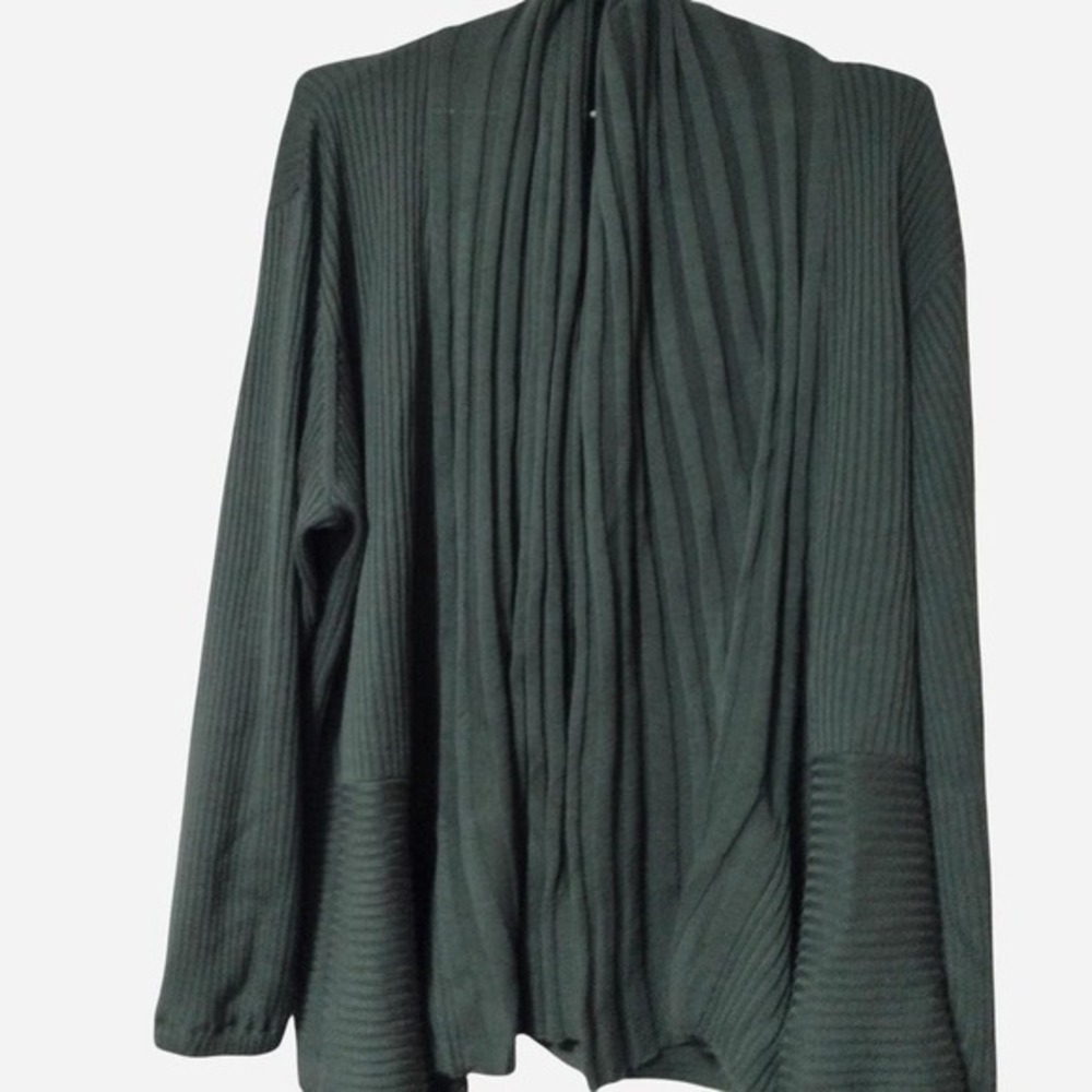 3x women's Green cardigan indigo cozy cabin cottagecore